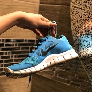 Blue Nikes